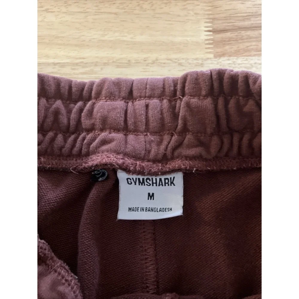 Gymshark Burgondy Joggers - Mens Size Medium